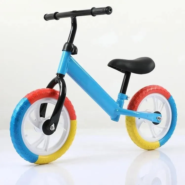 Kids Balance Bike with Colorful Wheels