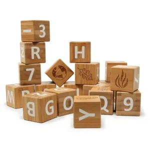 Kinderfeets Bamboo ABC Blocks