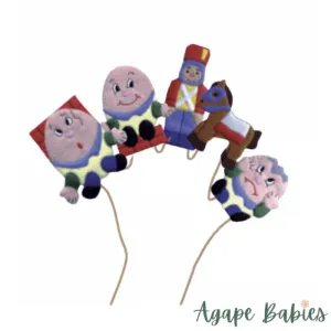 King Dam Felt Finger Puppets - Humpty Dumpty storytelling