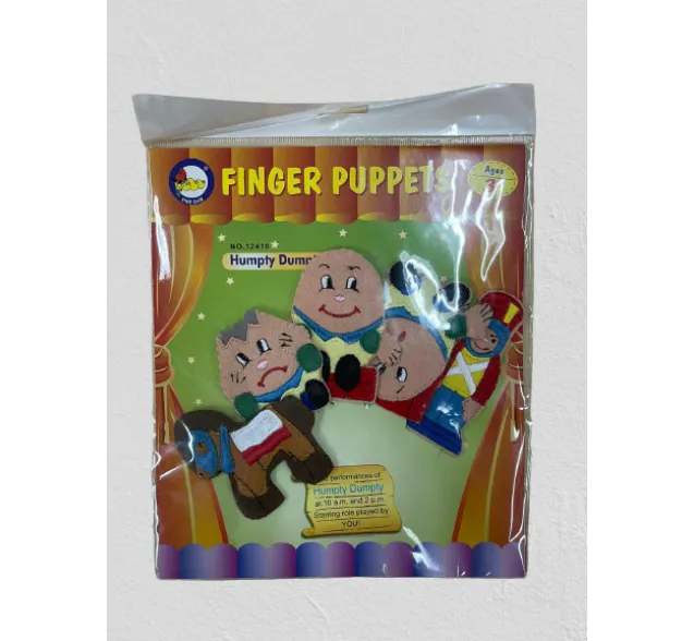 King Dam Felt Finger Puppets - Humpty Dumpty storytelling