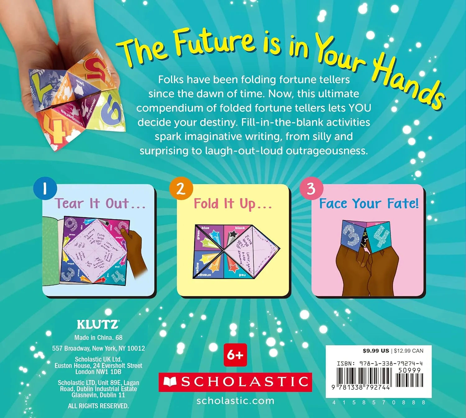 Klutz Fortune Tellers Cootie Catchers