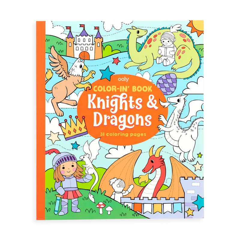 KNIGHTS& DRAGONS COLORING