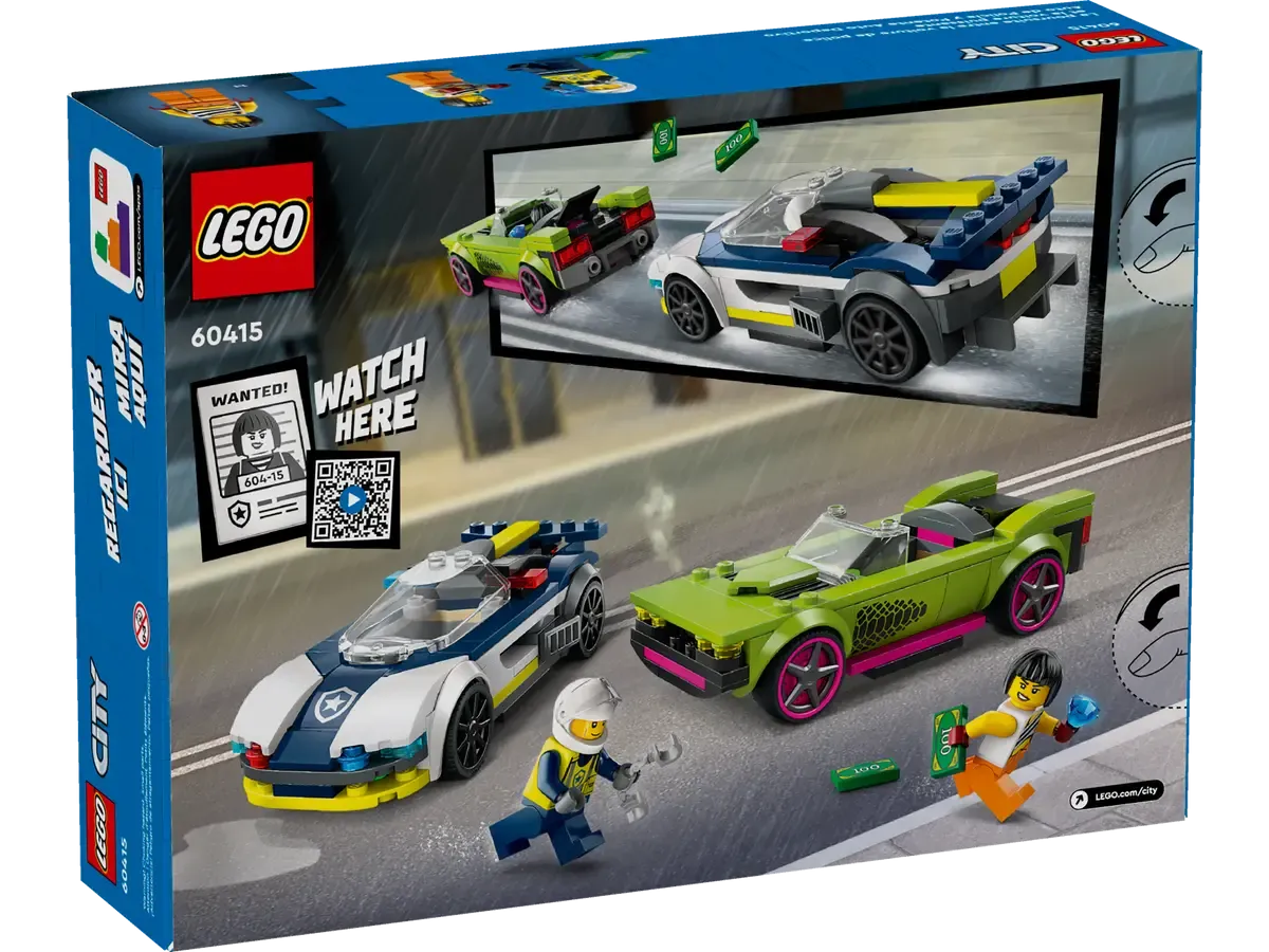 Lego City Police Car & Muscle Car Chase 60415