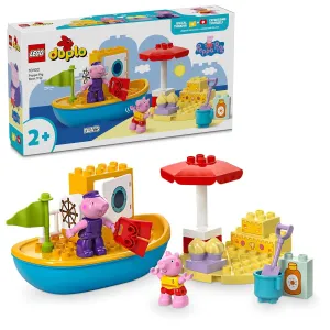 LEGO DUPLO Peppa Pig Boat Trip Playset Kit for Ages 2 