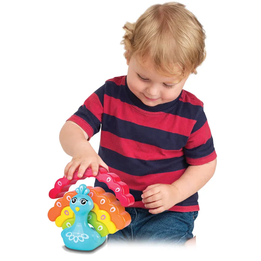 Little Learner Peacock Stacker