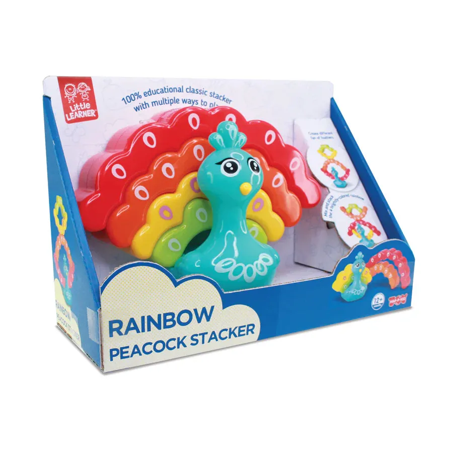 Little Learner Peacock Stacker
