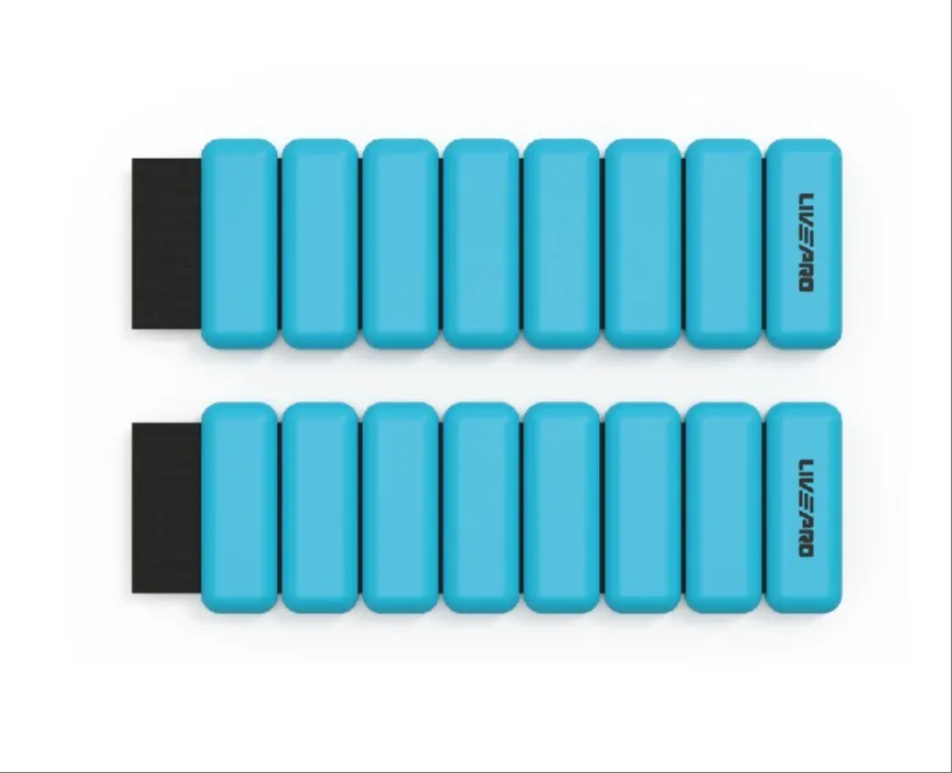 Live Up Weighted Wrist Bands - Blue