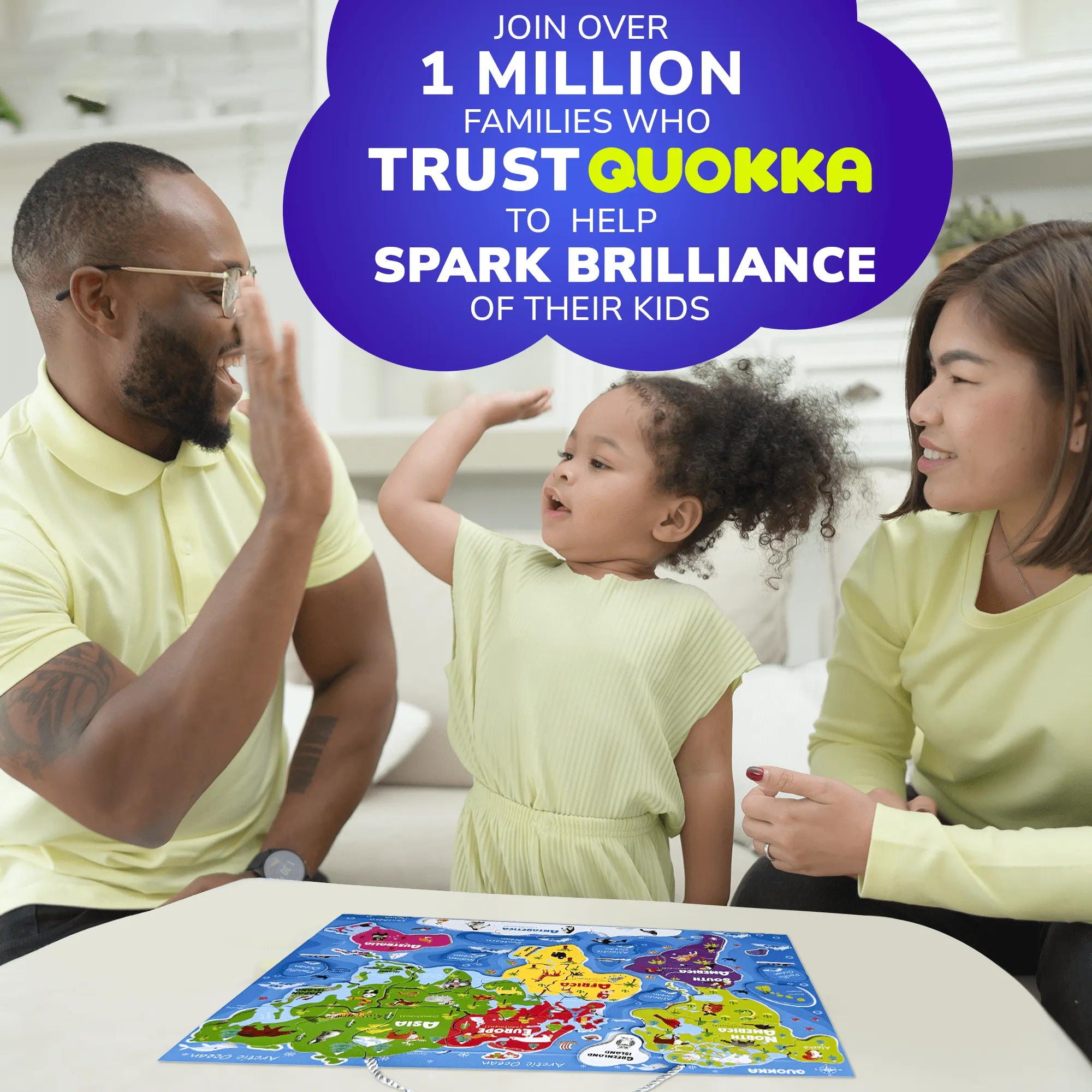 Magnetic 24 Piece Puzzles for Kids | World Map, USA, Space