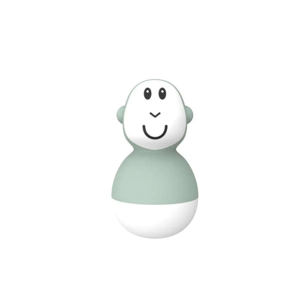 Matchstick Monkey Bathtime Wobblers - Green & Dusty Pink