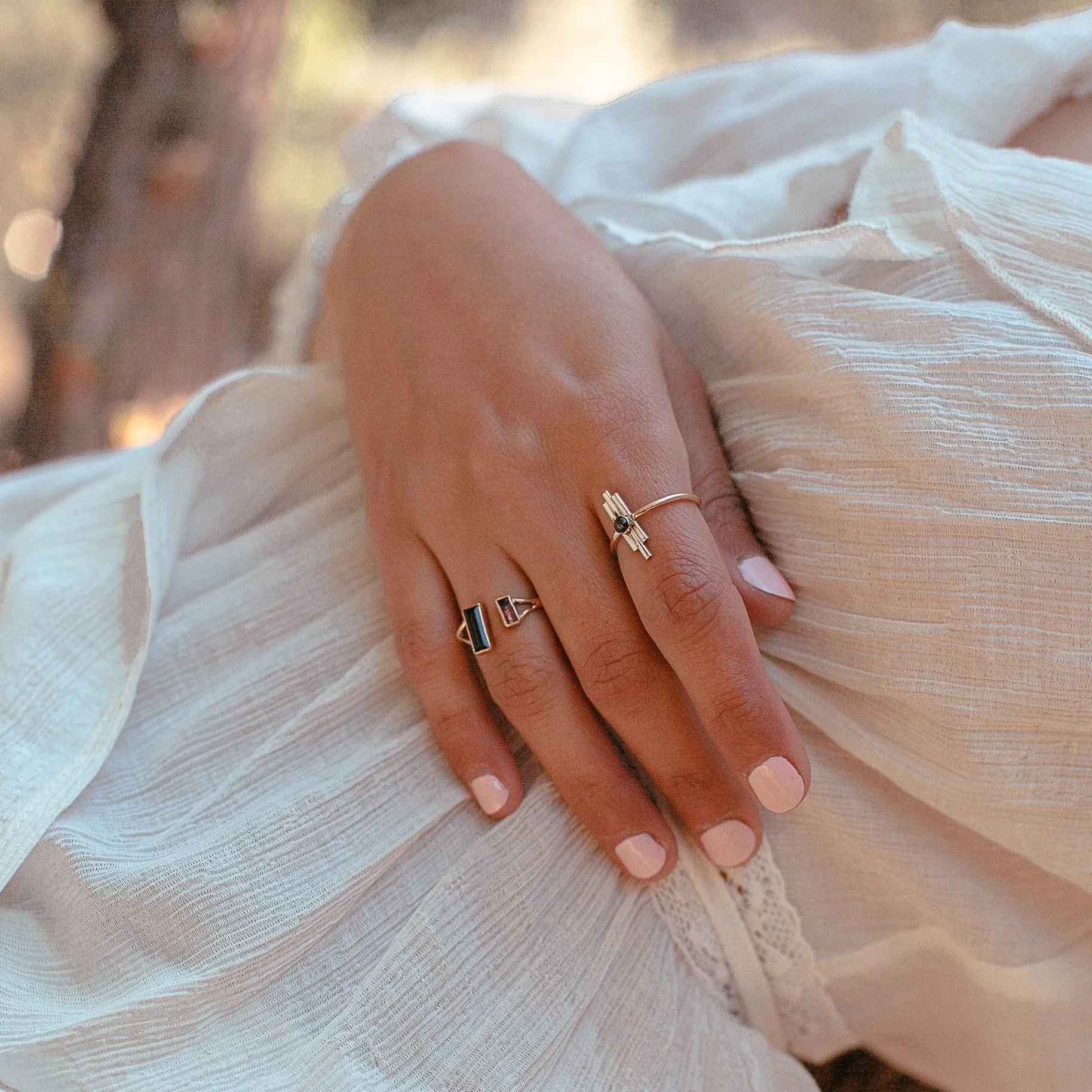 Mi Amor Tourmaline Baguette Ring - Limited Quantity
