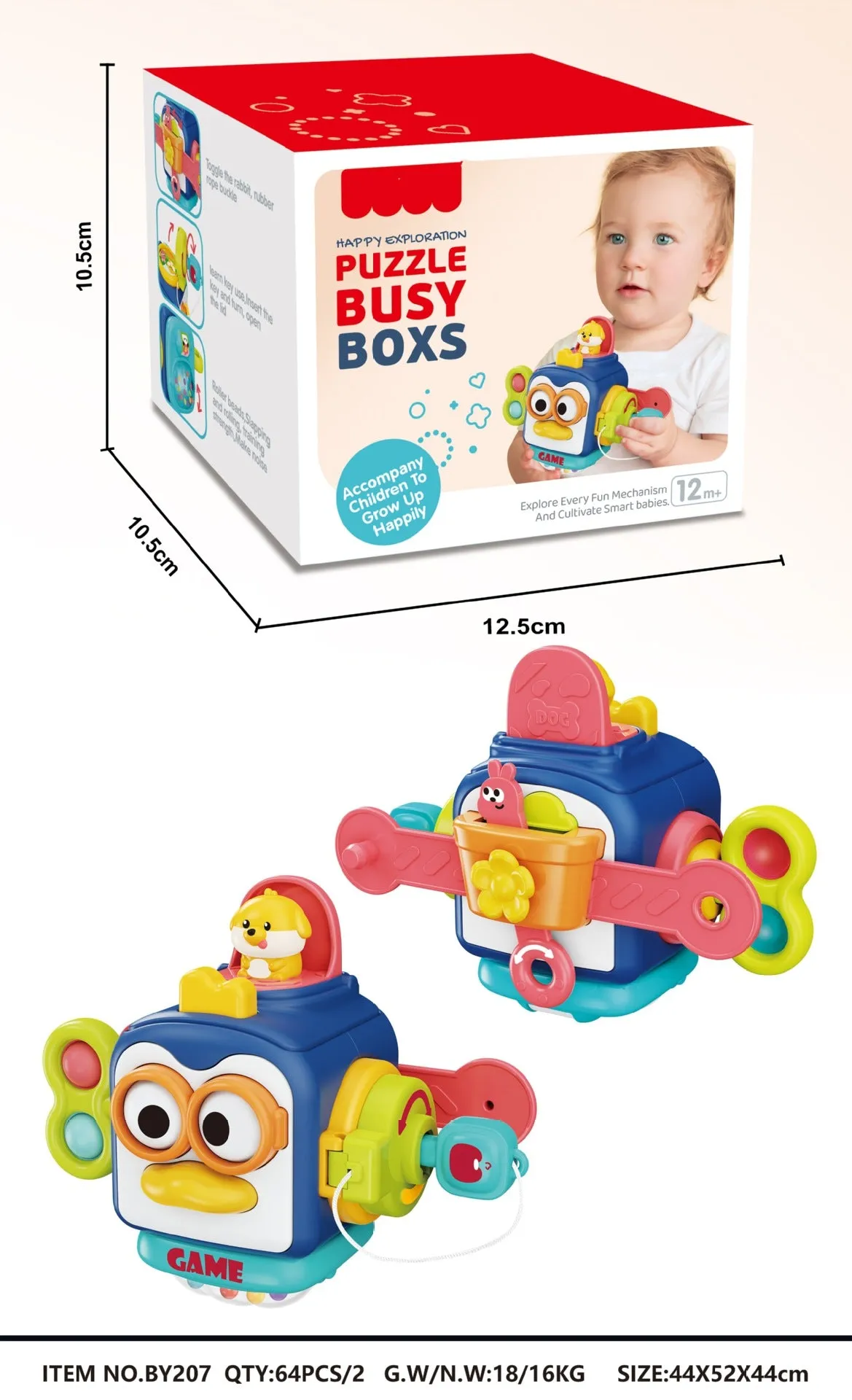 Montessori Infant Penguin Busy Ball