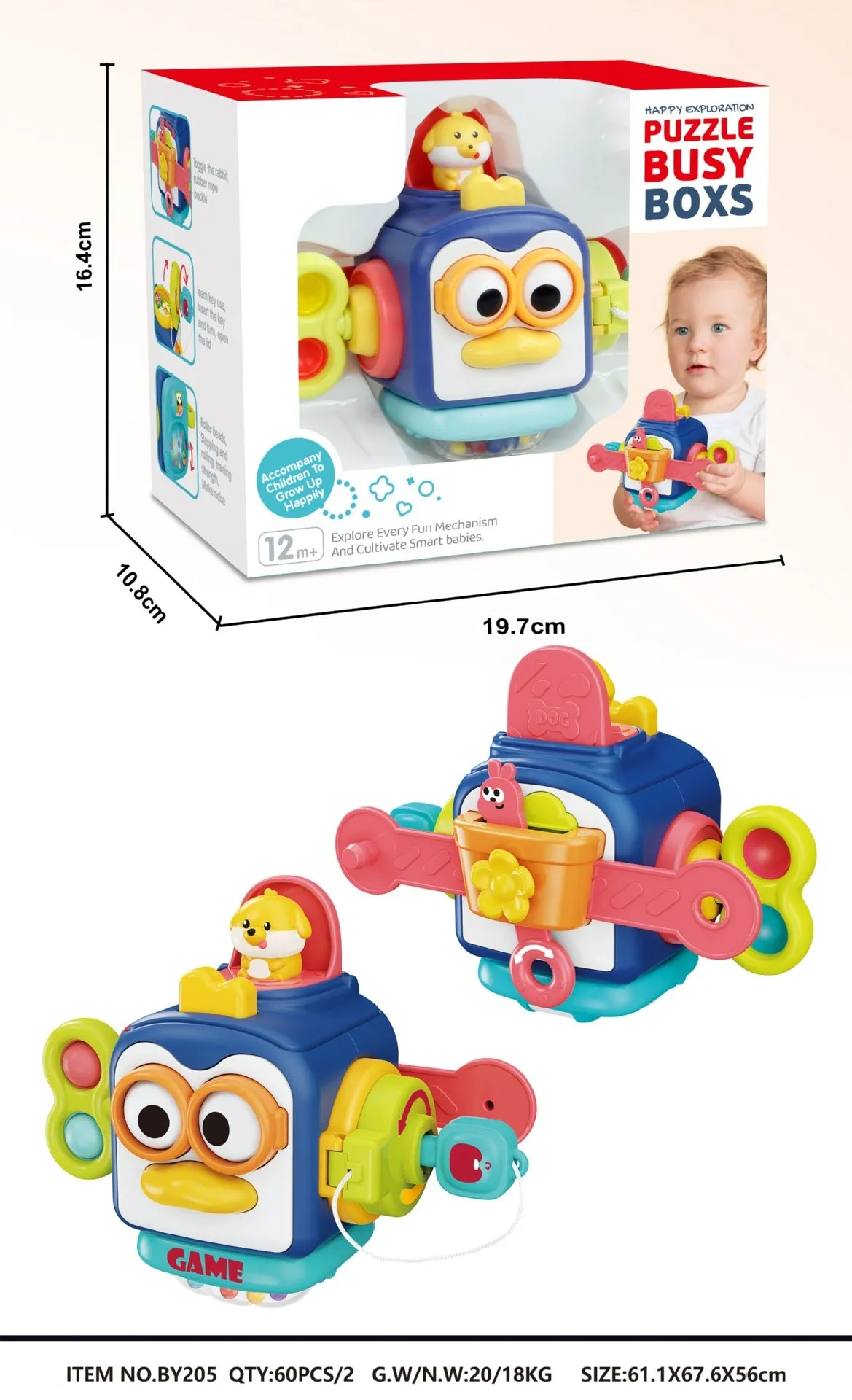 Montessori Infant Penguin Busy Ball