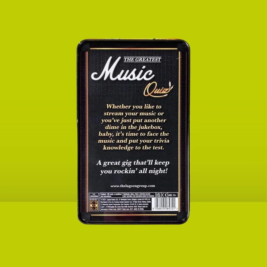 Music Quiz Tin