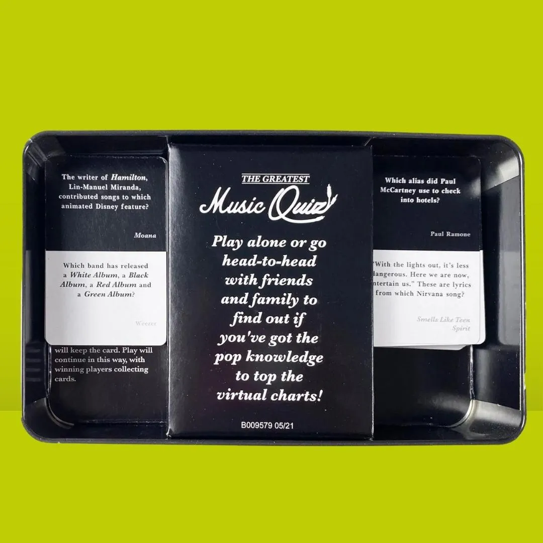 Music Quiz Tin
