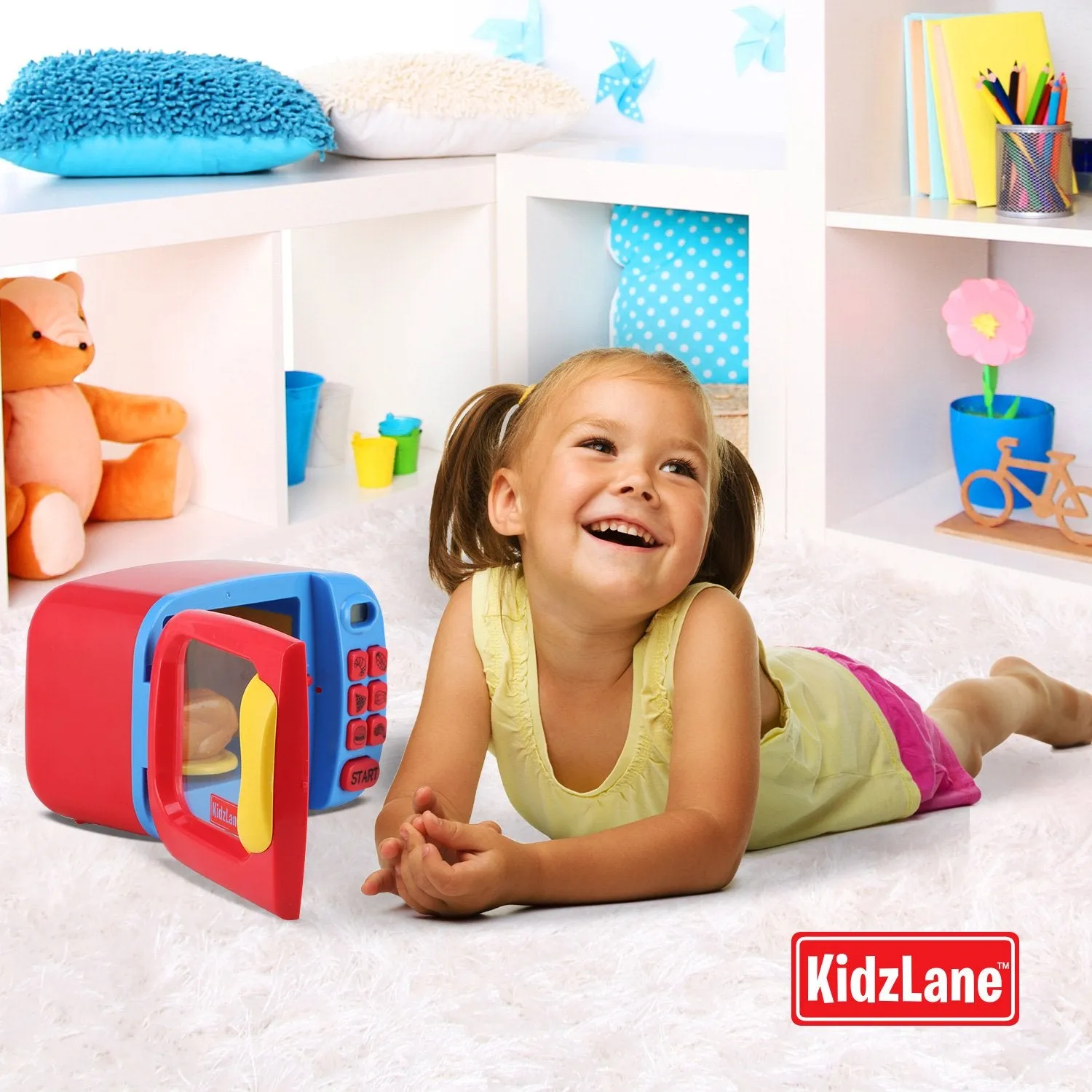 MY KITCHEN PLAY MICROWAVE OVEN- Plan Toys