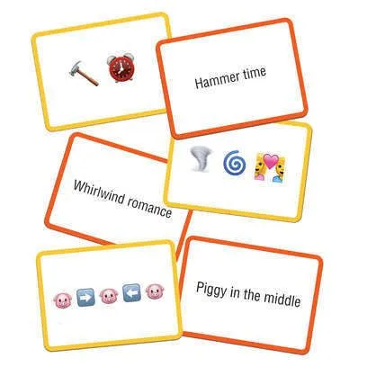 Name The Emoji Flash Card Game Original Edition