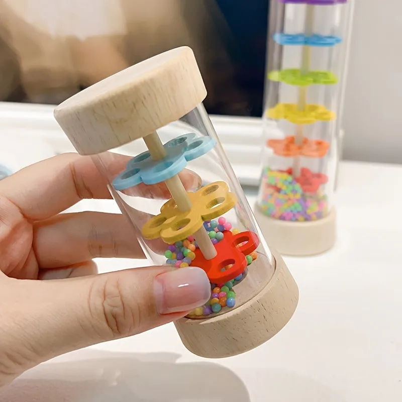 Orff Rain Chime Wooden Puzzle Music Toy for Kids