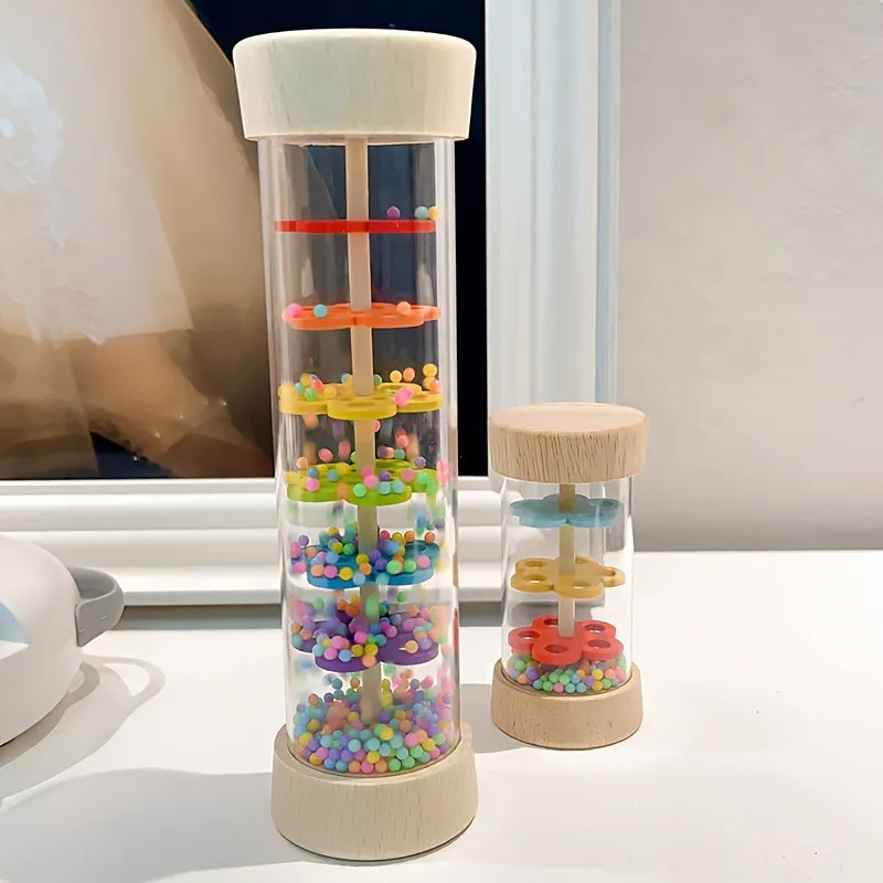Orff Rain Chime Wooden Puzzle Music Toy for Kids