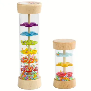 Orff Rain Chime Wooden Puzzle Music Toy for Kids