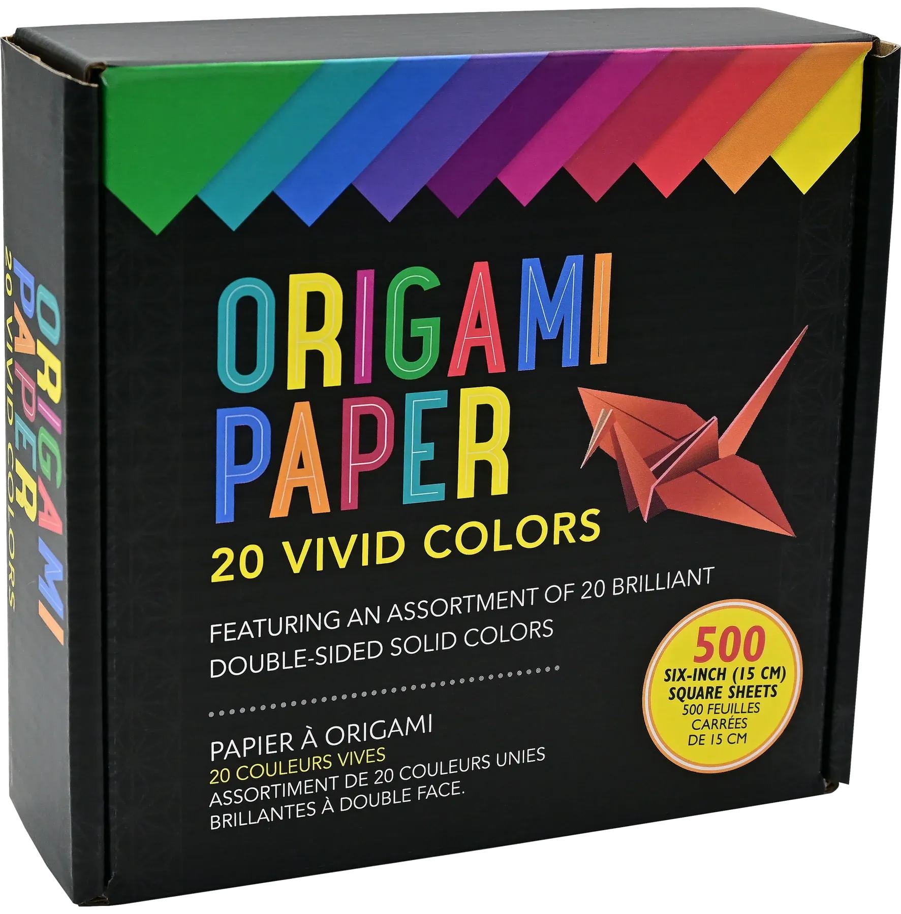 Origami Paper, 20 Vivid Colors