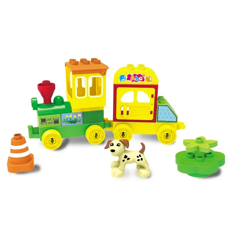 OX MEGA TRAIN BUILDING BLOCK SET -Plan Toys