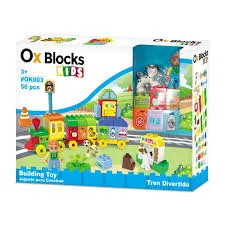 OX MEGA TRAIN BUILDING BLOCK SET -Plan Toys