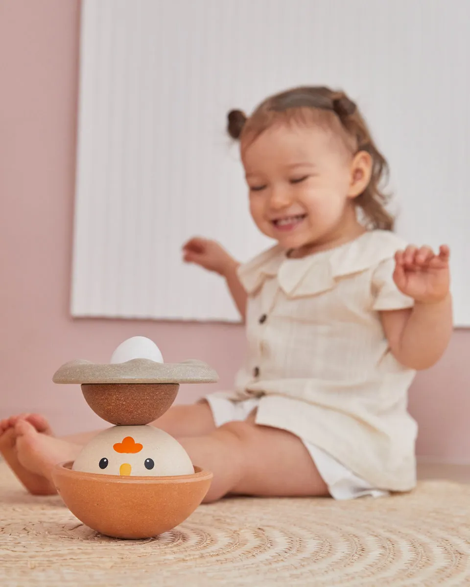 PlanToys Chicken Nesting - Modern Rustic