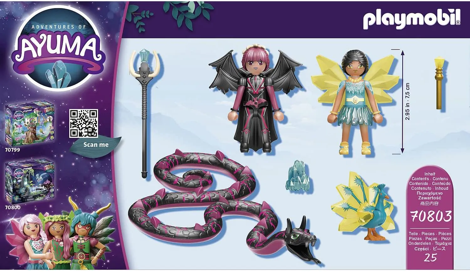 Playmobil Adventures of Ayuma - Crystal Fairy and Bat Fairy