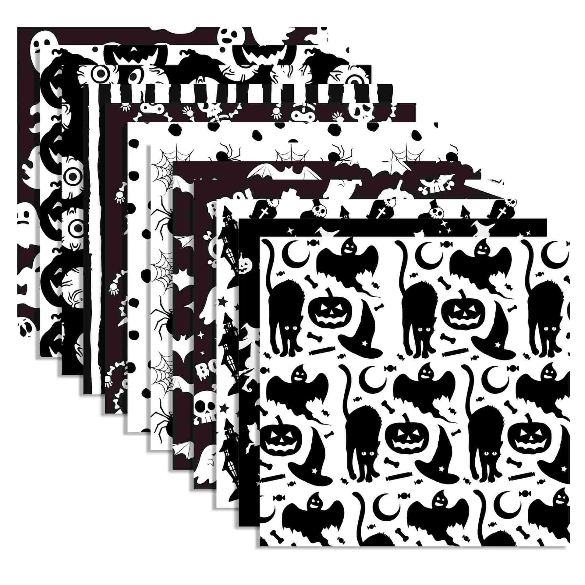 Poppy Crafts 12"x12" Halloween Collection Paper Pack #95