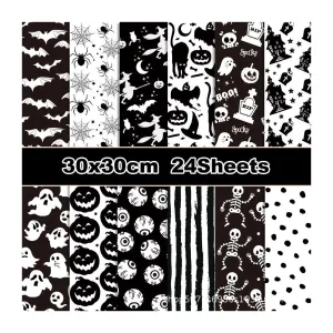 Poppy Crafts 12"x12" Halloween Collection Paper Pack #95