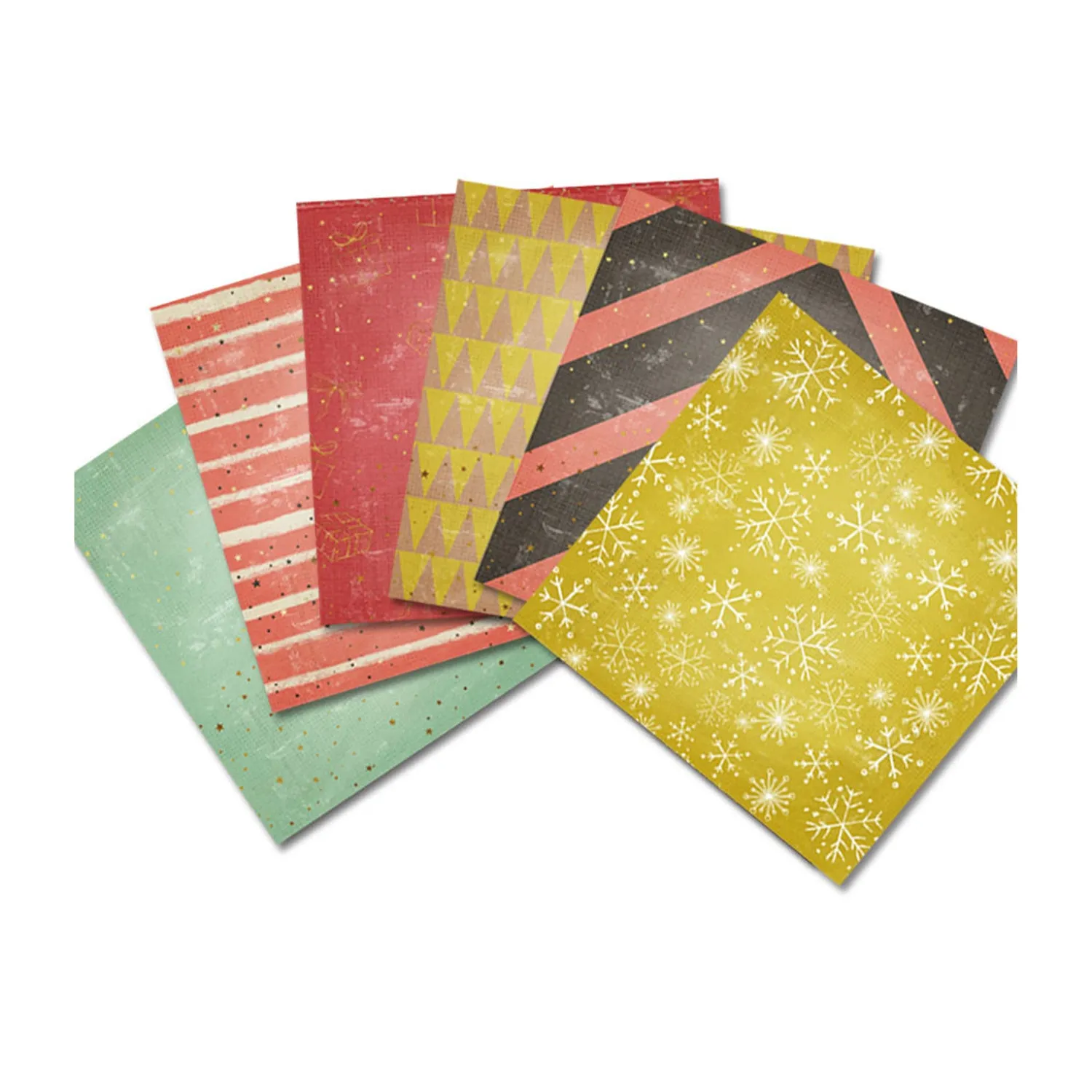 Poppy Crafts 6"x6" Paper Pack #102 - Merry & Bright