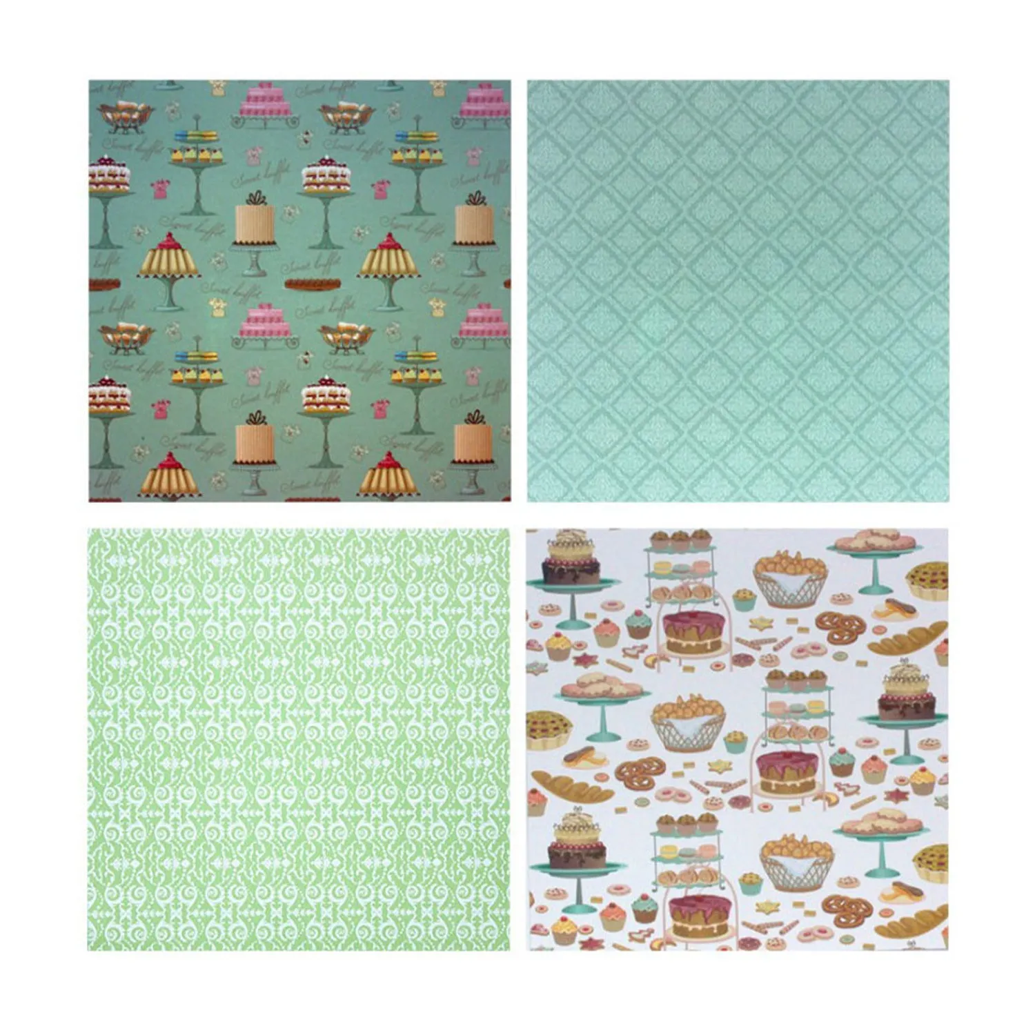 Poppy Crafts 6"x6" Paper Pack #109 - Sweet Buffet*