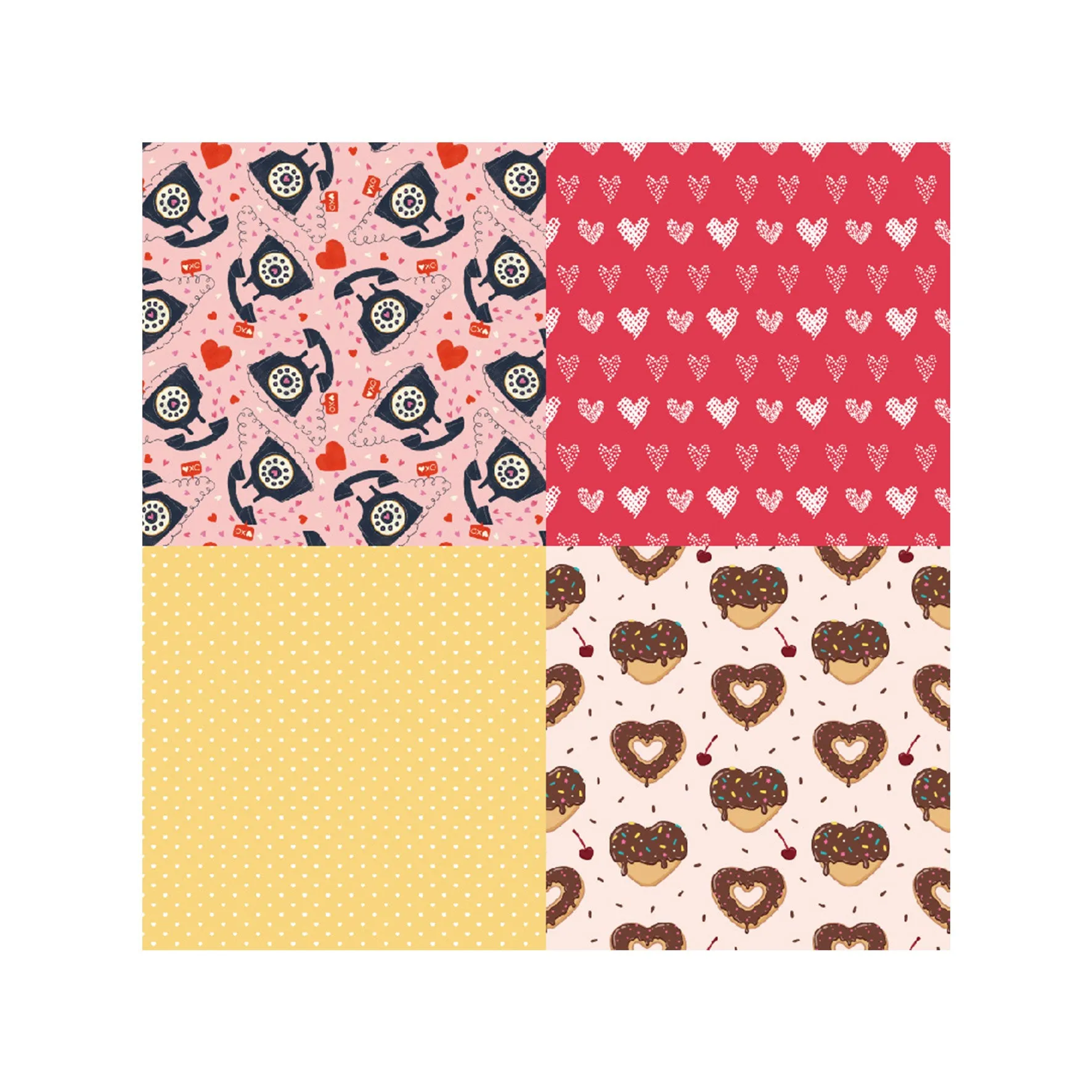 Poppy Crafts 6"x6" Paper Pack #159 - Love*
