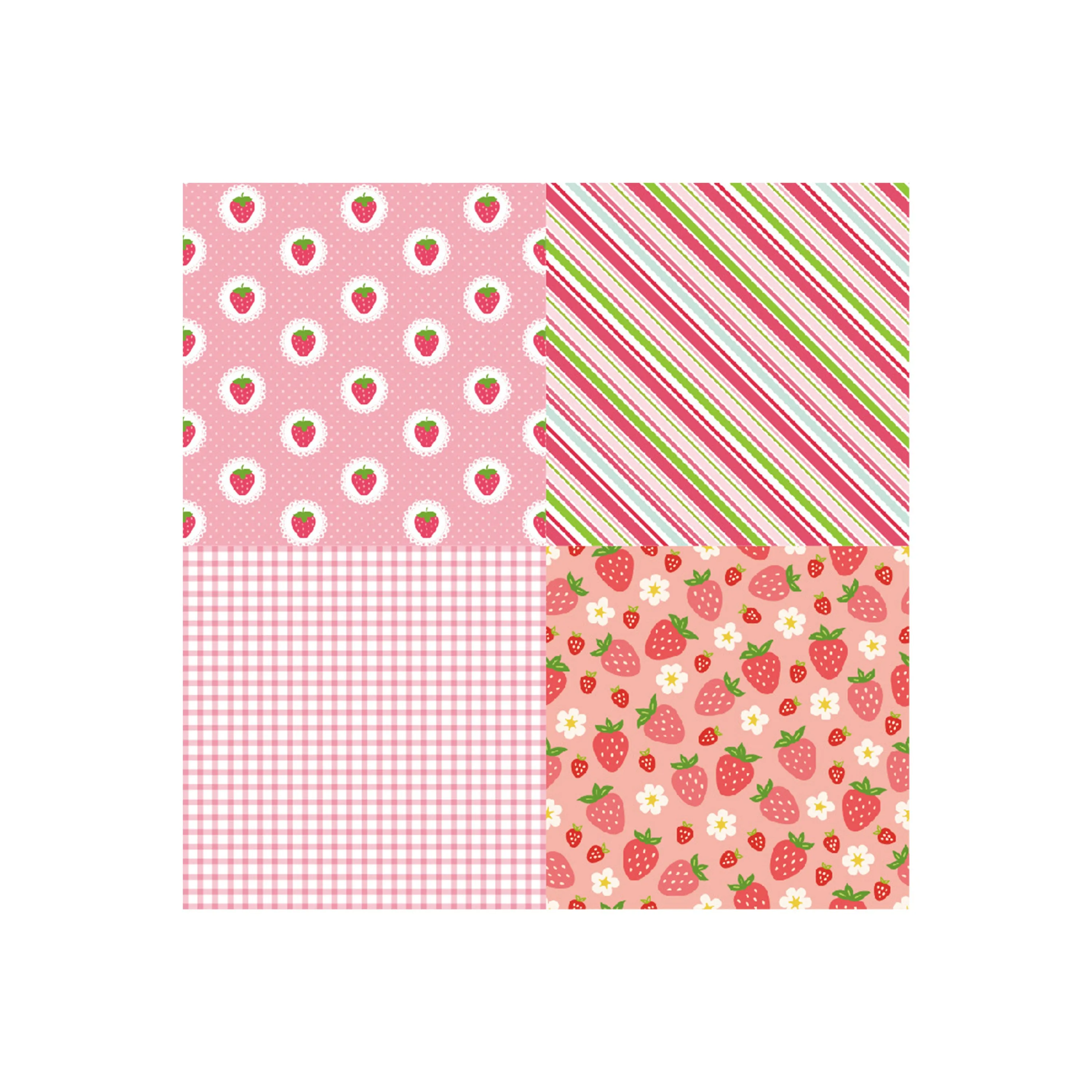 Poppy Crafts 6"x6" Paper Pack #169 - Strawberry