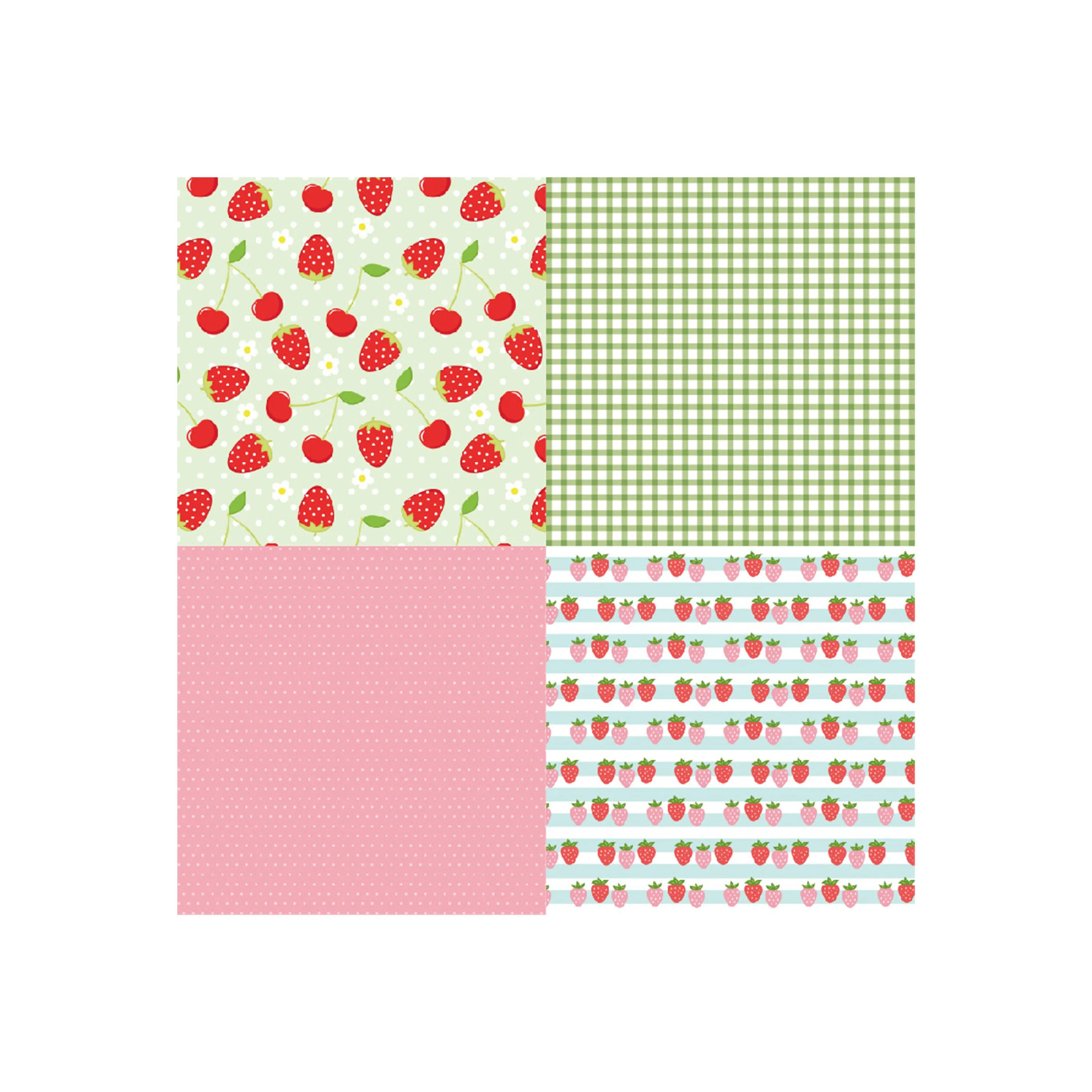 Poppy Crafts 6"x6" Paper Pack #169 - Strawberry
