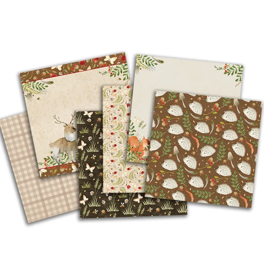 Poppy Crafts 6"x6" Paper Pack #191 - Friends