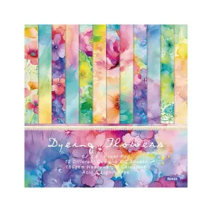 Poppy Crafts 6"x6" Paper Pack #284 - Dyeing Flowers