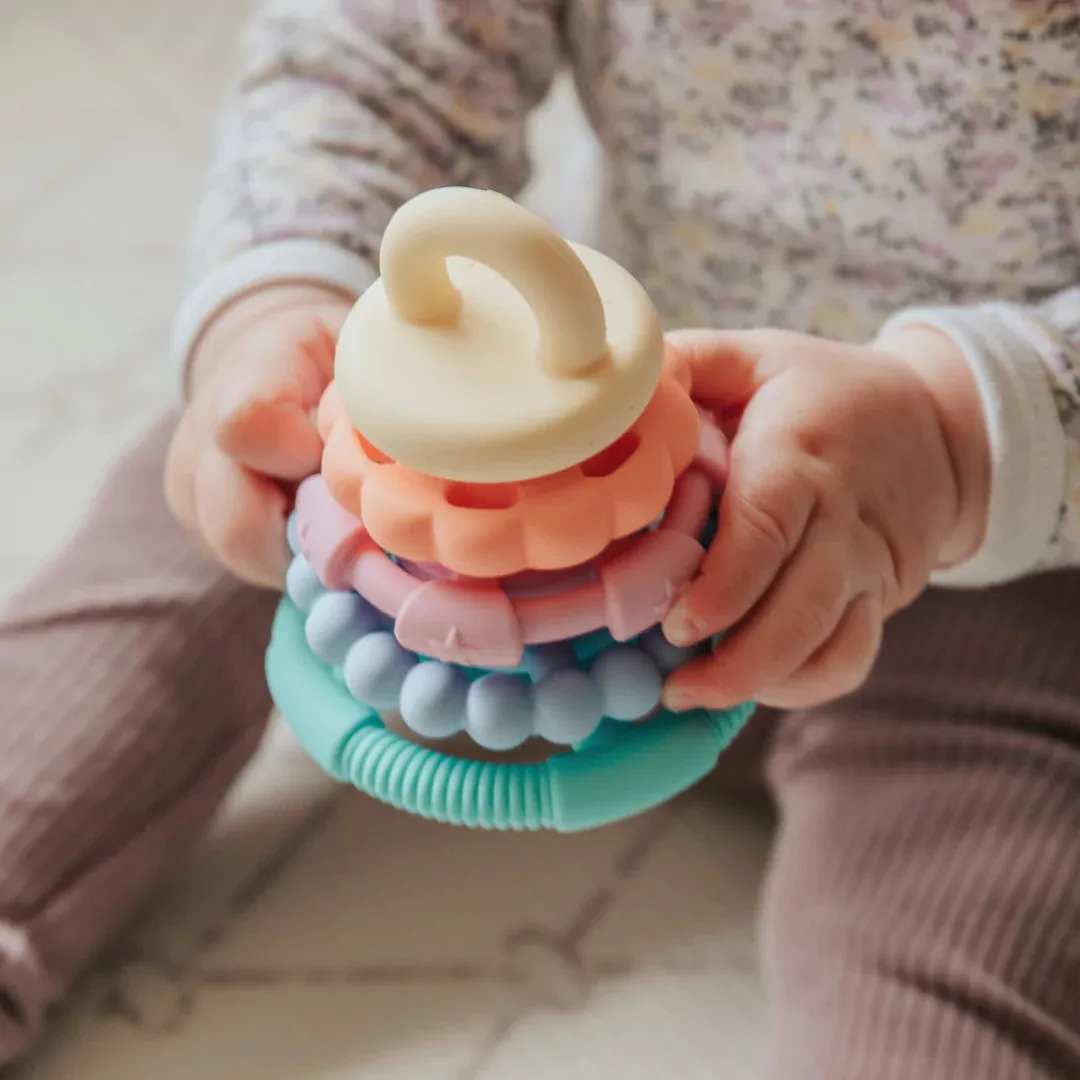 Rainbow Stacker & Teething Toy (Ocean)