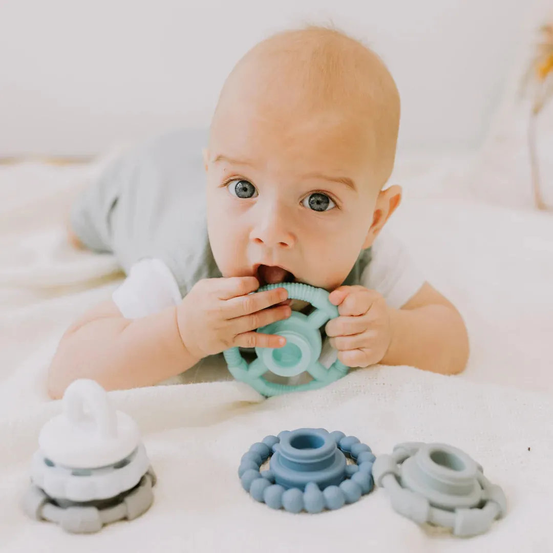 Rainbow Stacker & Teething Toy (Ocean)