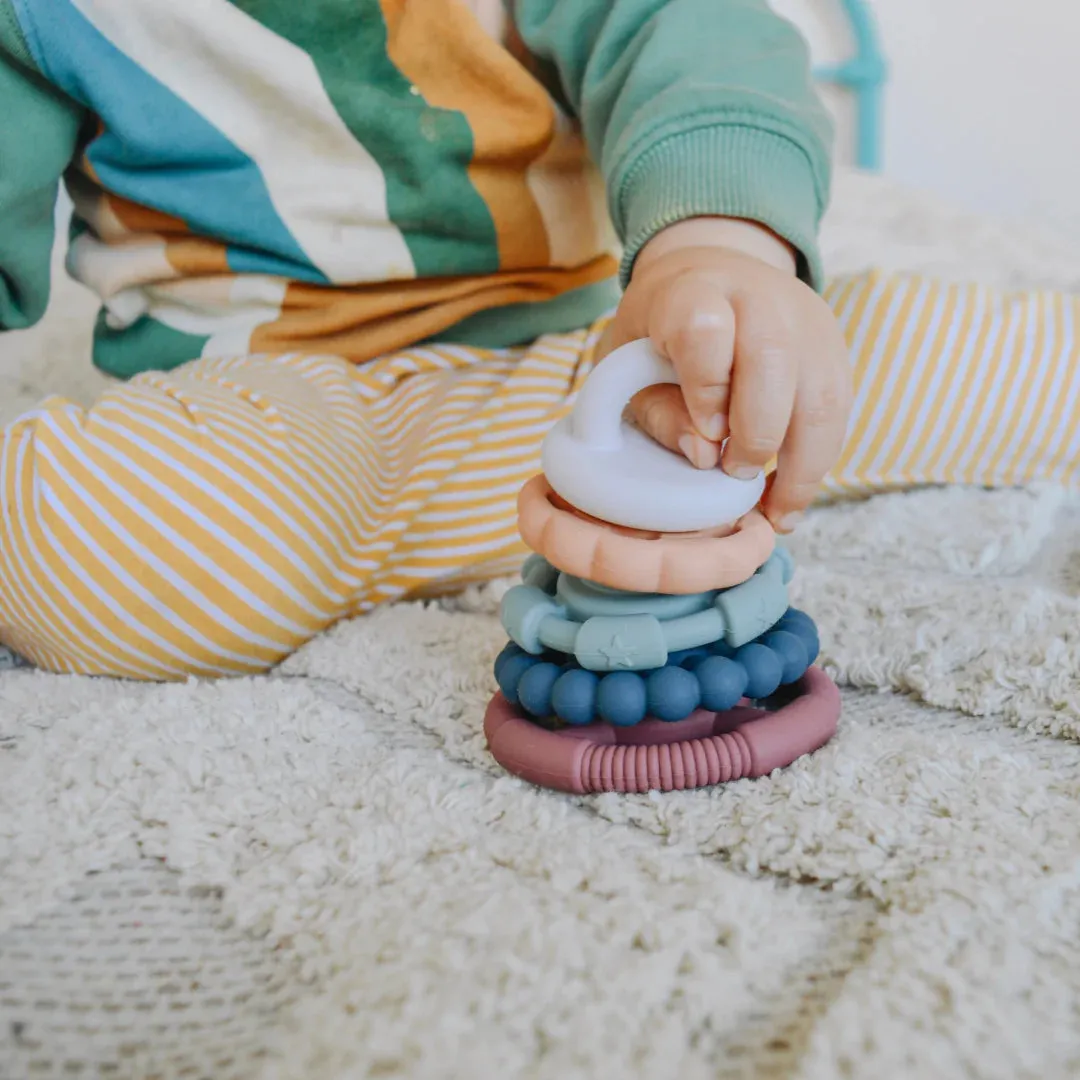Rainbow Stacker & Teething Toy (Ocean)