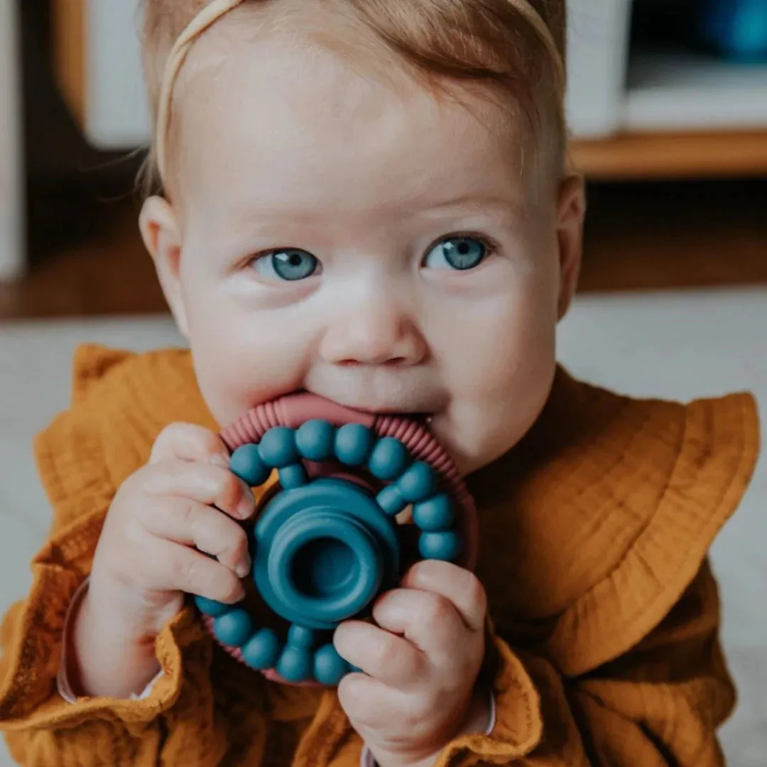 Rainbow Stacker & Teething Toy (Ocean)