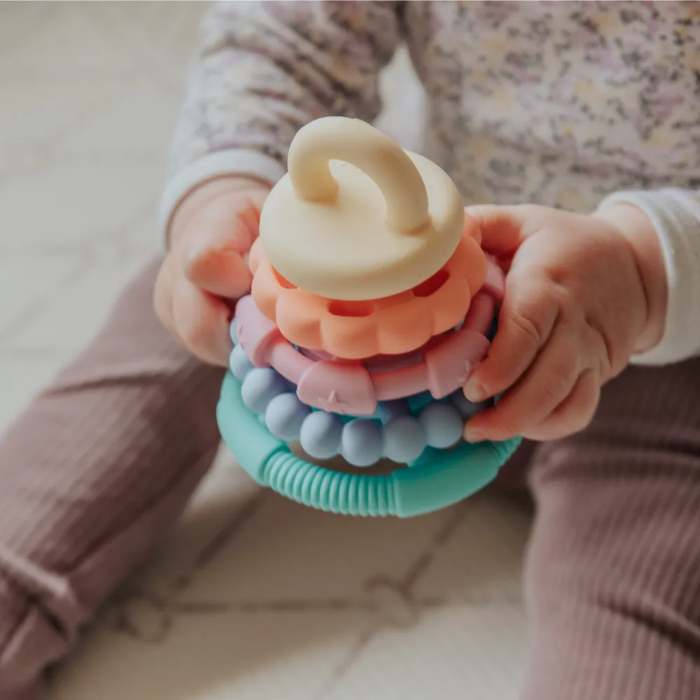 Rainbow Stacker & Teething Toy | Pastel