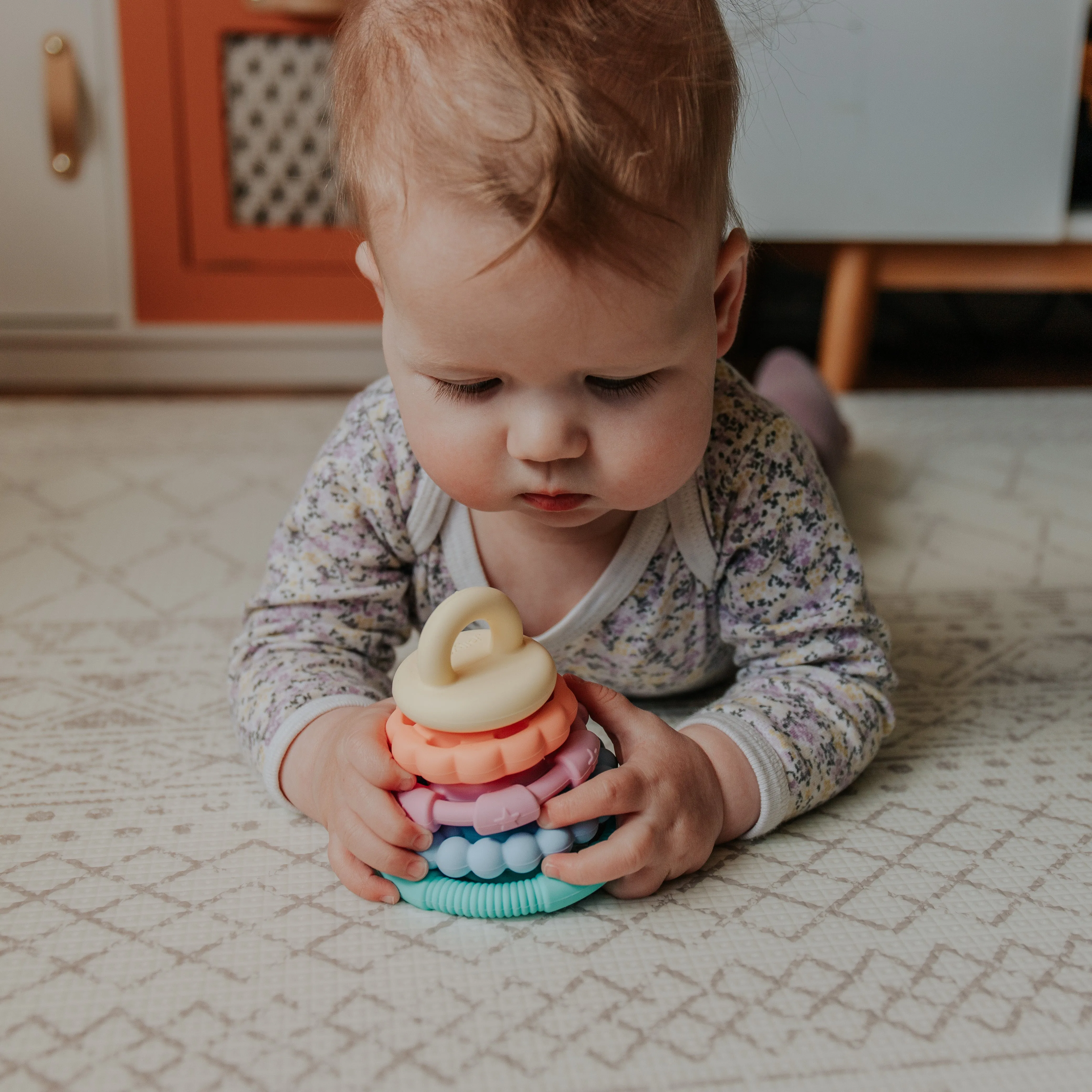 Rainbow Stacker & Teething Toy | Pastel
