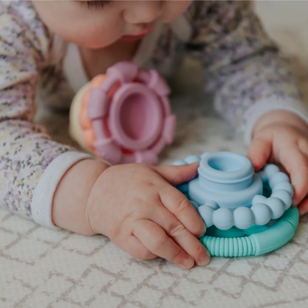 Rainbow Stacker & Teething Toy | Pastel