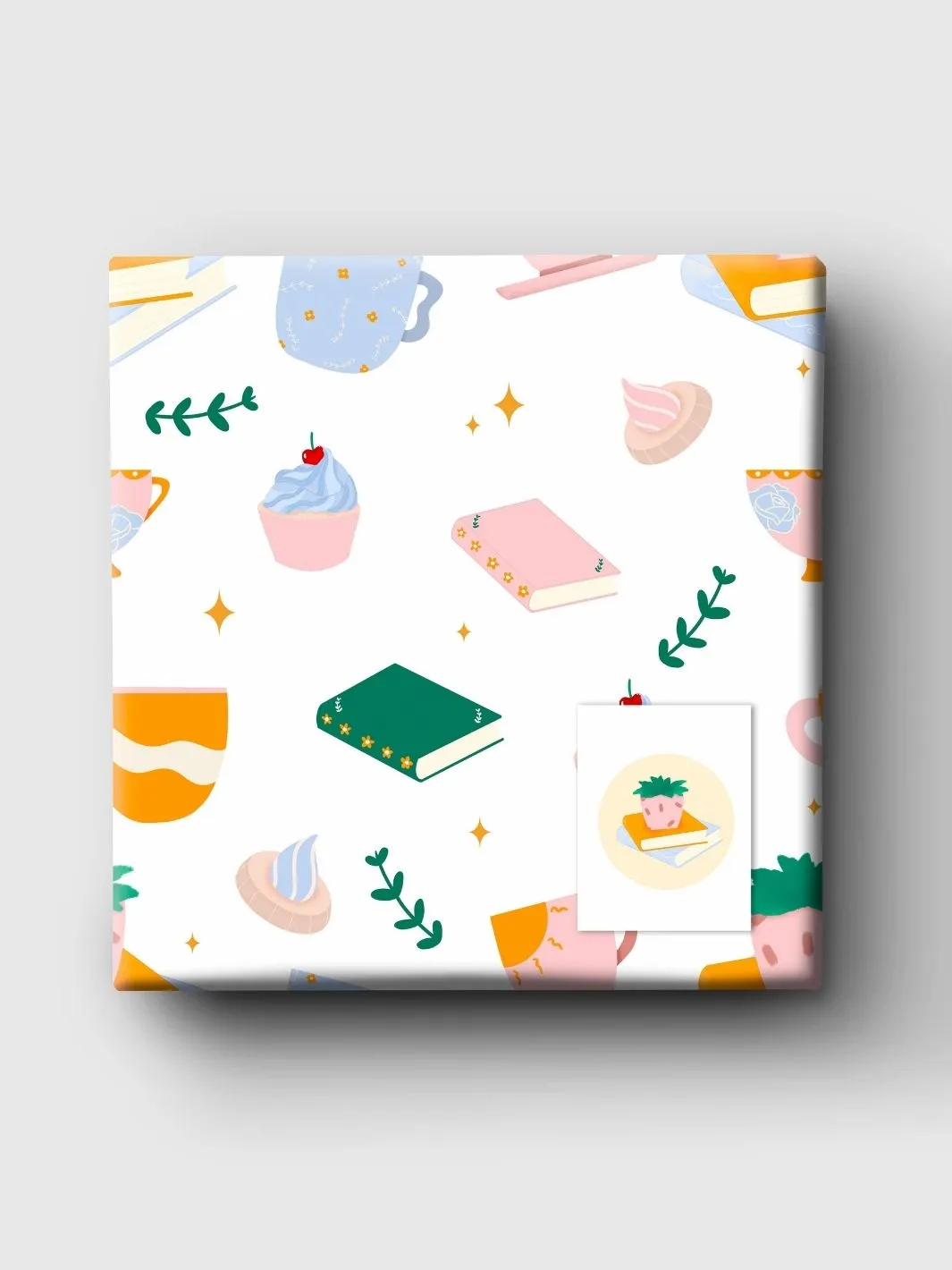 Reader's Delight wrapping paper