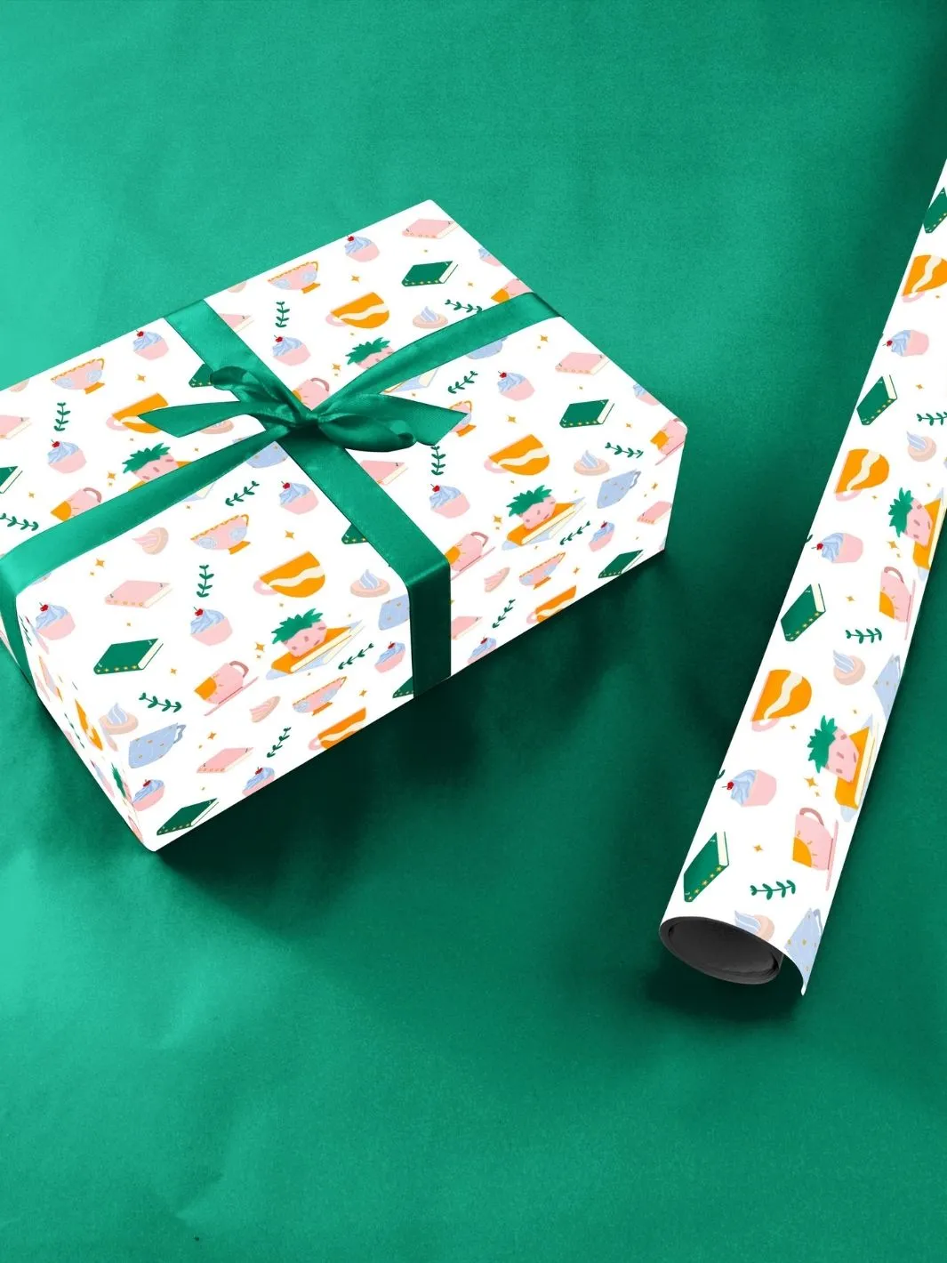 Reader's Delight wrapping paper