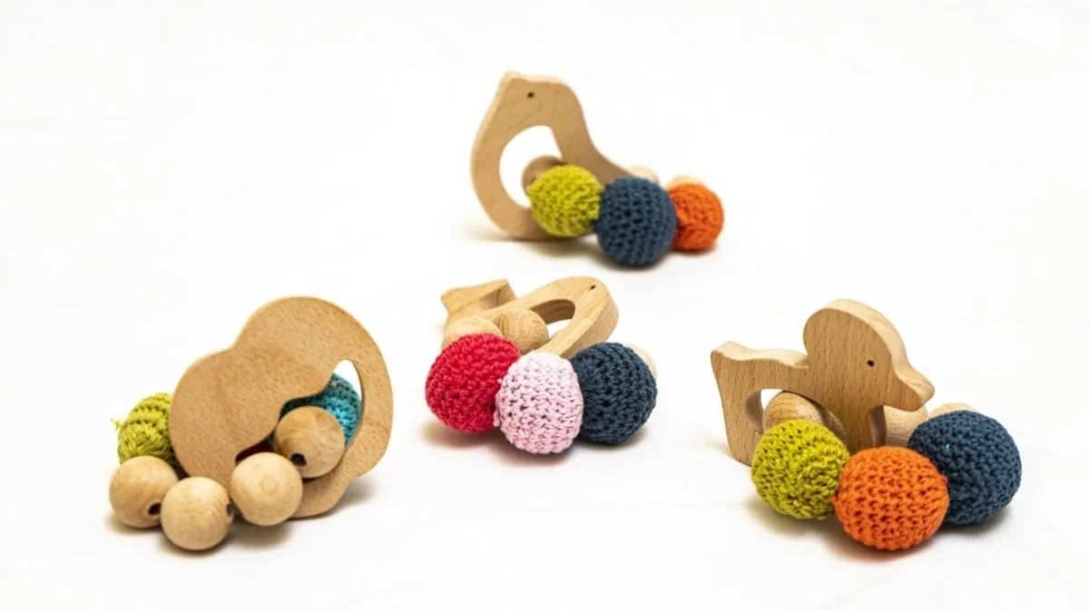 Rocking Potato Fish Rattle cum Teether