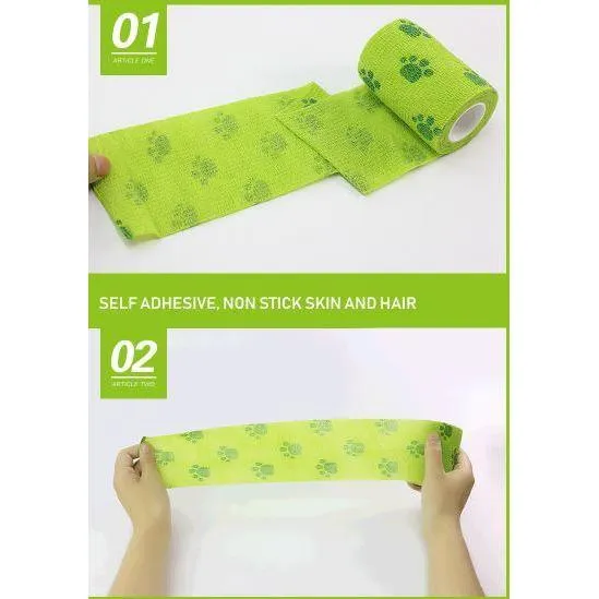 Roll Sports Self Adhesive Wraps  Protection Against Sports Injury