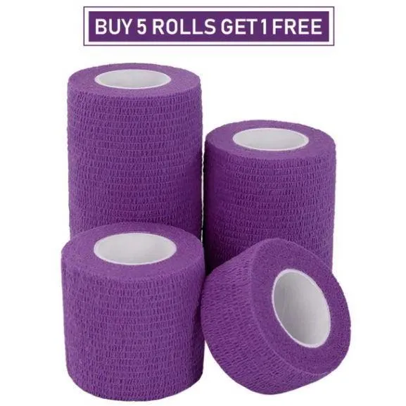 Roll Sports Self Adhesive Wraps  Protection Against Sports Injury