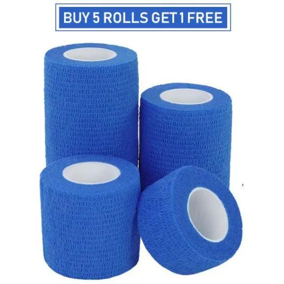 Roll Sports Self Adhesive Wraps  Protection Against Sports Injury